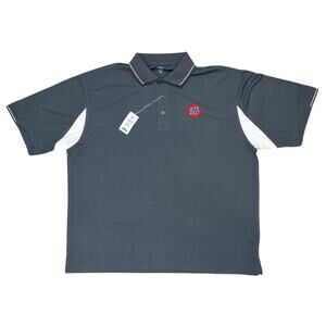 NEW 76 Gas Gray Polo Shirt Unisex Breathable Uniform Size 2XL NWT
